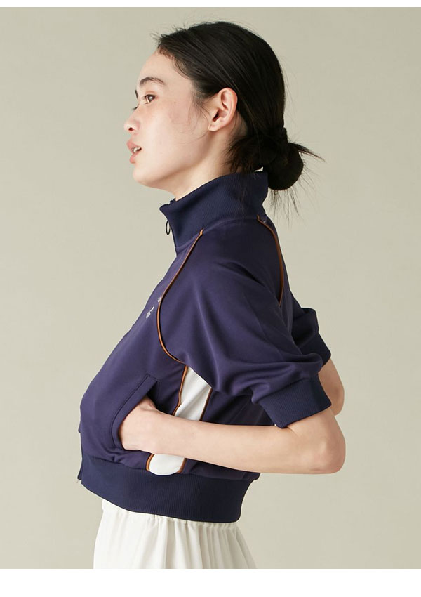 【即納】 リリーブラウン LILY BROWN アウター 25夏 ハーフスリーブトラックジャケット マリクワ コラボ lwcj254011 【即納】 リリーブラウン LILY BROWN アウター 25夏 ハーフスリーブトラックジャケット マリクワ コラボ lwcj254011