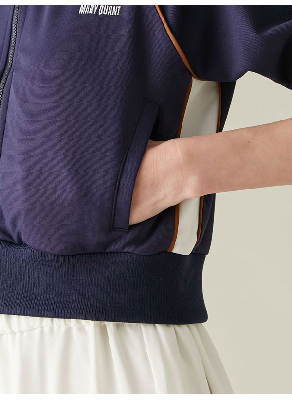 【即納】 リリーブラウン LILY BROWN アウター 25夏 ハーフスリーブトラックジャケット マリクワ コラボ lwcj254011 【即納】 リリーブラウン LILY BROWN アウター 25夏 ハーフスリーブトラックジャケット マリクワ コラボ lwcj254011