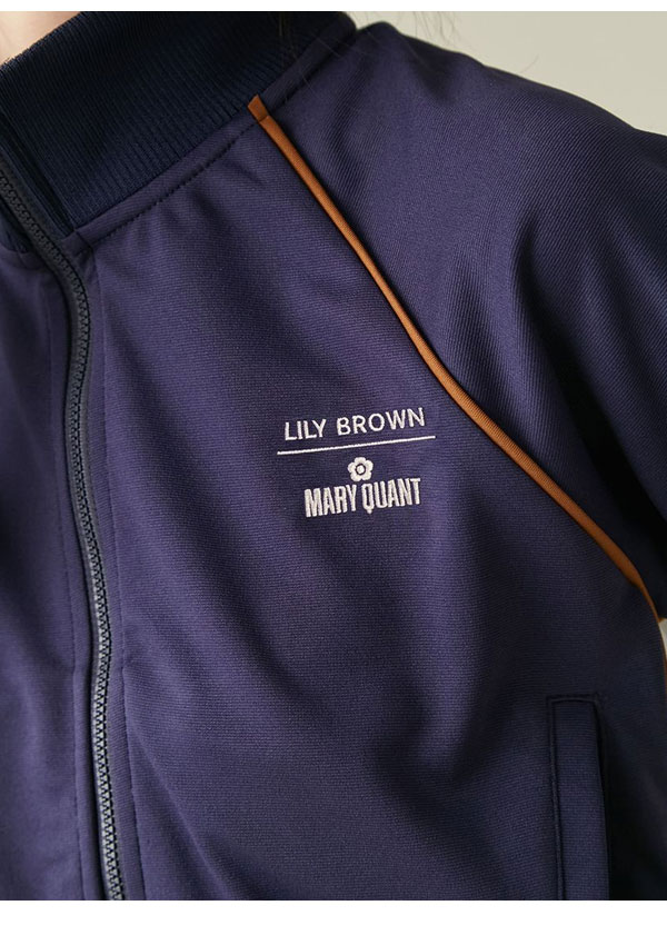 【即納】 リリーブラウン LILY BROWN アウター 25夏 ハーフスリーブトラックジャケット マリクワ コラボ lwcj254011 【即納】 リリーブラウン LILY BROWN アウター 25夏 ハーフスリーブトラックジャケット マリクワ コラボ lwcj254011