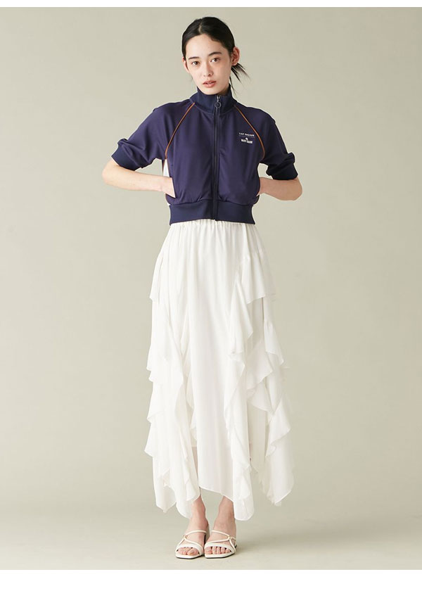 【即納】 リリーブラウン LILY BROWN アウター 25夏 ハーフスリーブトラックジャケット マリクワ コラボ lwcj254011 【即納】 リリーブラウン LILY BROWN アウター 25夏 ハーフスリーブトラックジャケット マリクワ コラボ lwcj254011