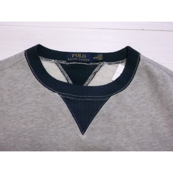 両V スウェットシャツ グレー PR2-1040