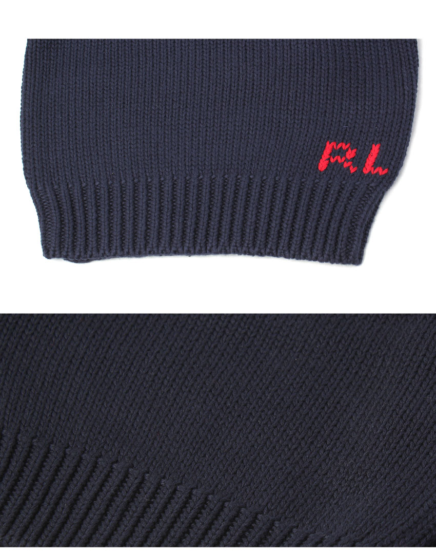 キッズ ジュニア 子供 セーター トップス 肩釦 プルオーバー 長袖 クルーネック ブランド ロゴ FLAG COTTON CREW SWEATER 312668609 キッズ ジュニア 子供 セーター トップス 肩釦 プルオーバー 長袖 クルーネック ブランド ロゴ FLAG COTTON CREW SWEATER 312668609