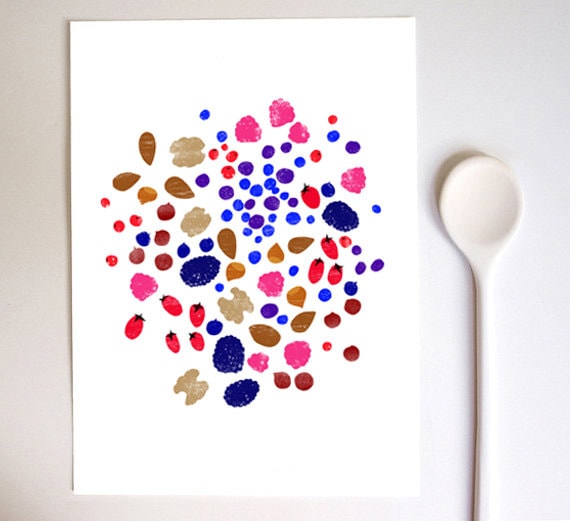 ANEK BERRIES & NUTS - FOOD PRINT ANEK BERRIES & NUTS - FOOD PRINT