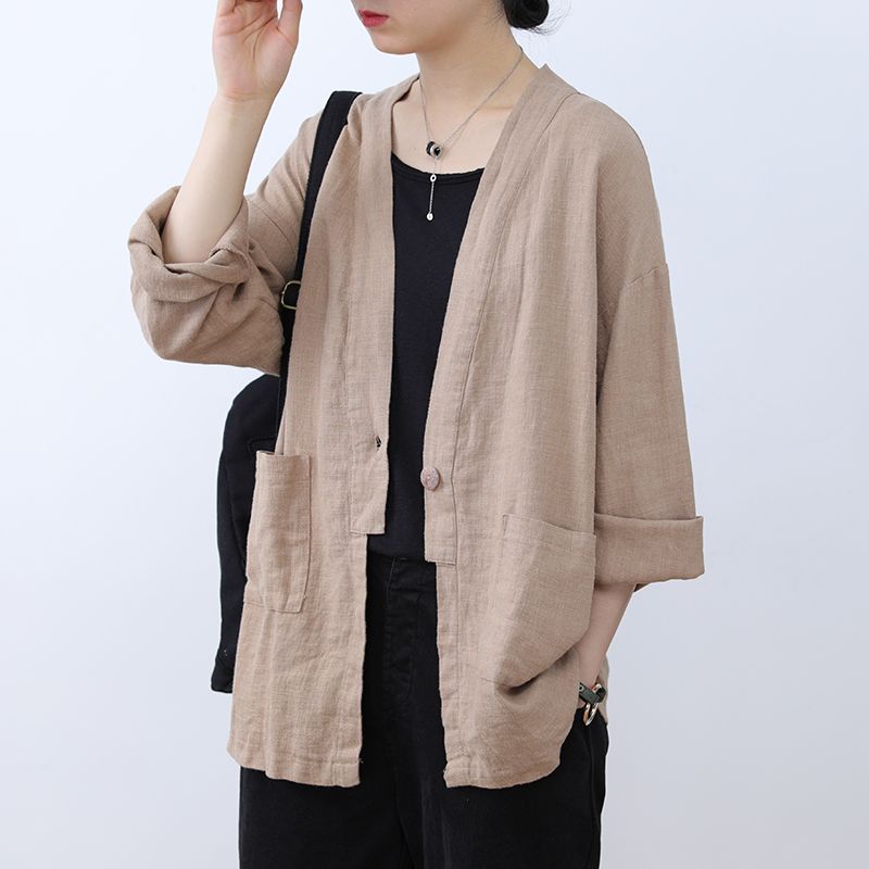 期間限定 ノーカラージャケットもレディース ジャケット ライトアウター シャツジャケット 春夏 黒 羽織り 薄手 サマージャケット ジップアップ おしゃれ 通勤服 オフィス カジュアル シンプル ゆっ