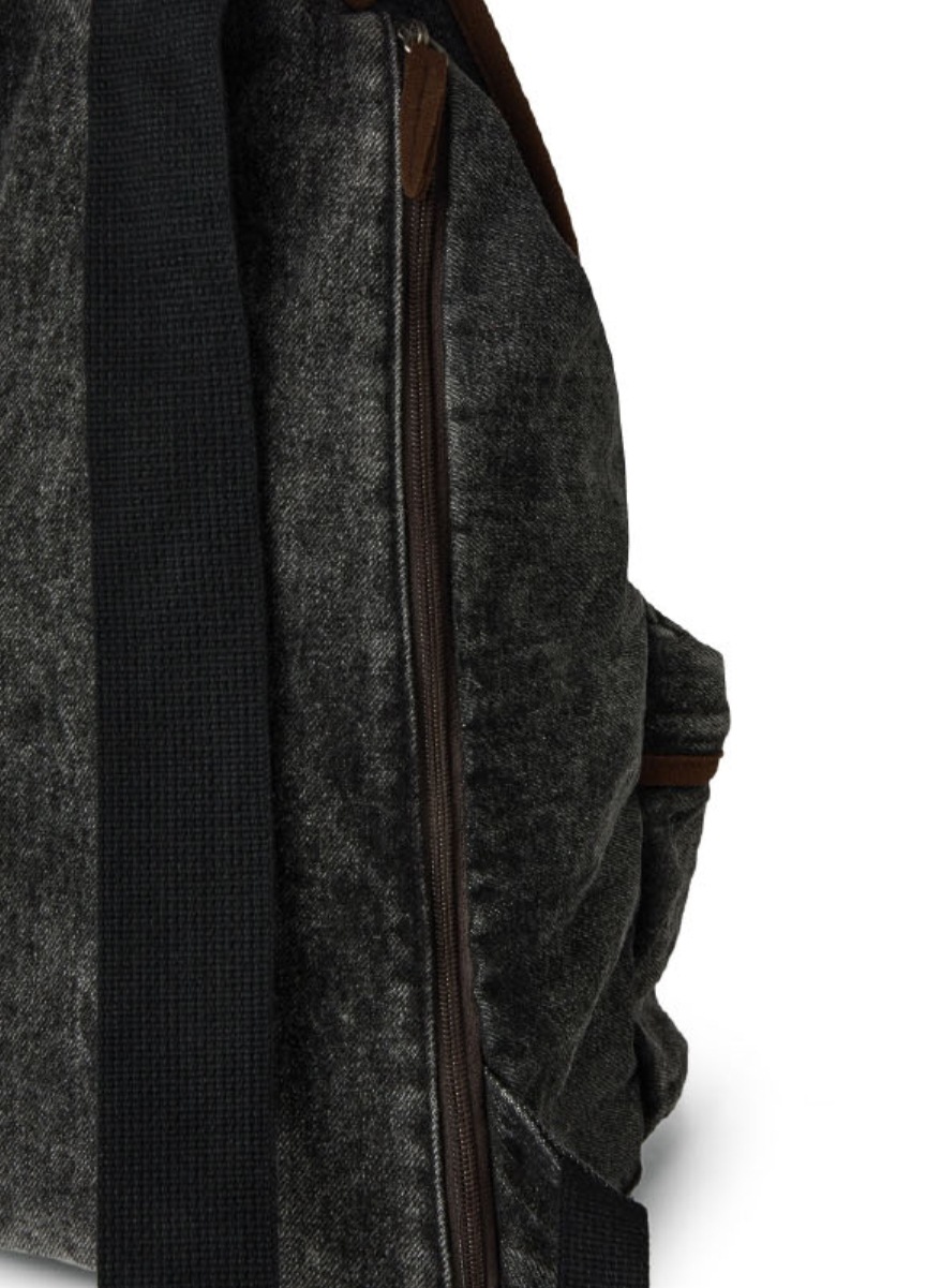 バックパック・リュック AEAE OUT POCKET DENIM BACKPACK BLACK AE44FUBG001BLK aeae】 OUT POCKET DENIM BACKPACK : BLACK リュック・デイパック