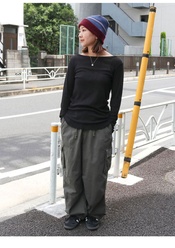 【SALE60%OFF】【即納】 アングリッド ungrid トップス 秋冬 シアーフィットロングスリーブTee ミドル丈 長袖 112442749501