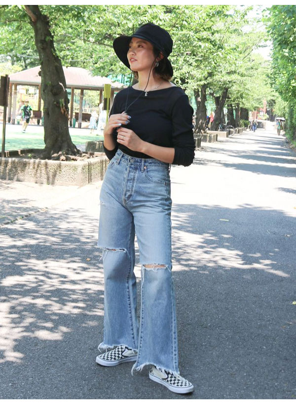 【SALE60%OFF】【即納】 アングリッド ungrid トップス 秋冬 シアーフィットロングスリーブTee ミドル丈 長袖 112442749501