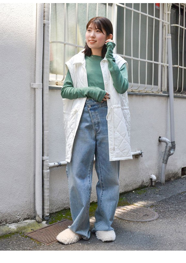 【SALE60%OFF】【即納】 アングリッド ungrid トップス 秋冬 シアーフィットロングスリーブTee ミドル丈 長袖 112442749501