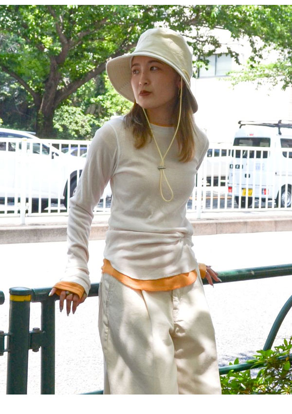 【SALE60%OFF】【即納】 アングリッド ungrid トップス 秋冬 シアーフィットロングスリーブTee ミドル丈 長袖 112442749501