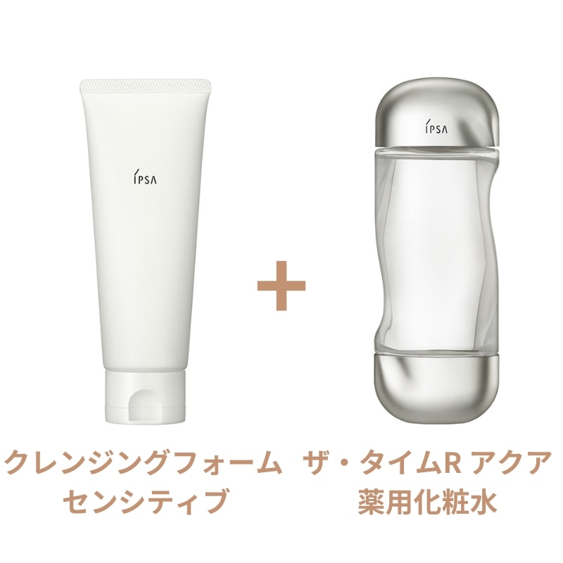イプサ　ザタイムRアクア クリーム 化粧水 乳液 センシティブ 3 美容液 Qoo10] イプサ ザ タイムR アクア 薬用化粧水 and