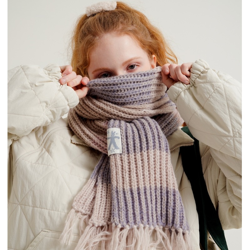 MACARON KNIT MUFFLER_2色