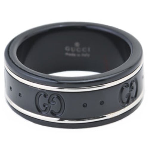 GUCCI 225985-I19A1-8061-10 グッチ GGアイコン リング K18ホワイトゴールド/コランダム GUCCI 純正BOX/保護袋/コントロールカード GUCCI 225985-I19A1-8061-10 グッチ GGアイコン リング K18ホワイトゴールド/コランダム GUCCI 純正BOX/保護袋/コントロールカード