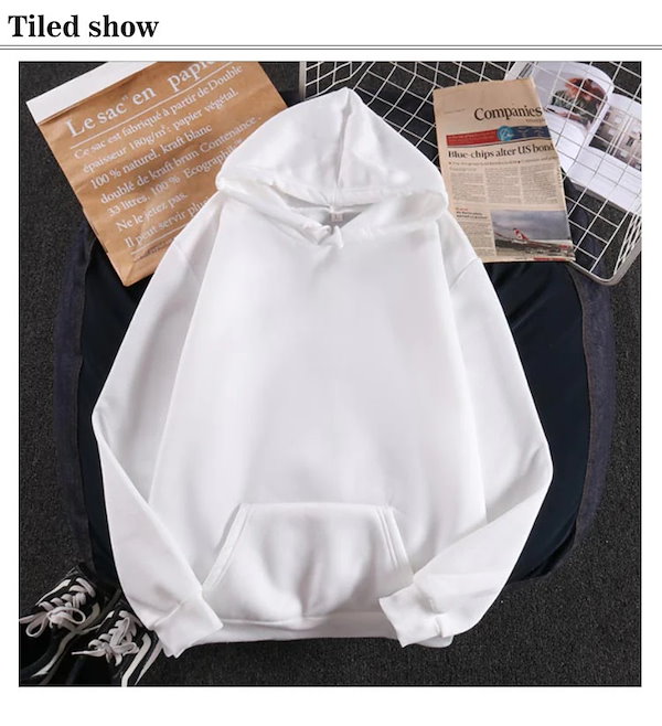 Qoo10] 【送料無料】全12色5サイズ パーカー