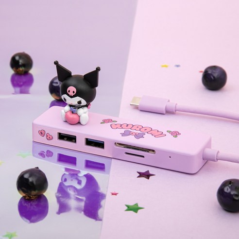 サンリオ スマート 5in1 Cタイプ フィギュア マルチハブ クロミ / マイメロディ / シナモンロール