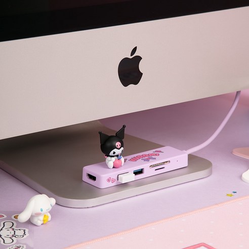 サンリオ スマート 5in1 Cタイプ フィギュア マルチハブ クロミ / マイメロディ / シナモンロール
