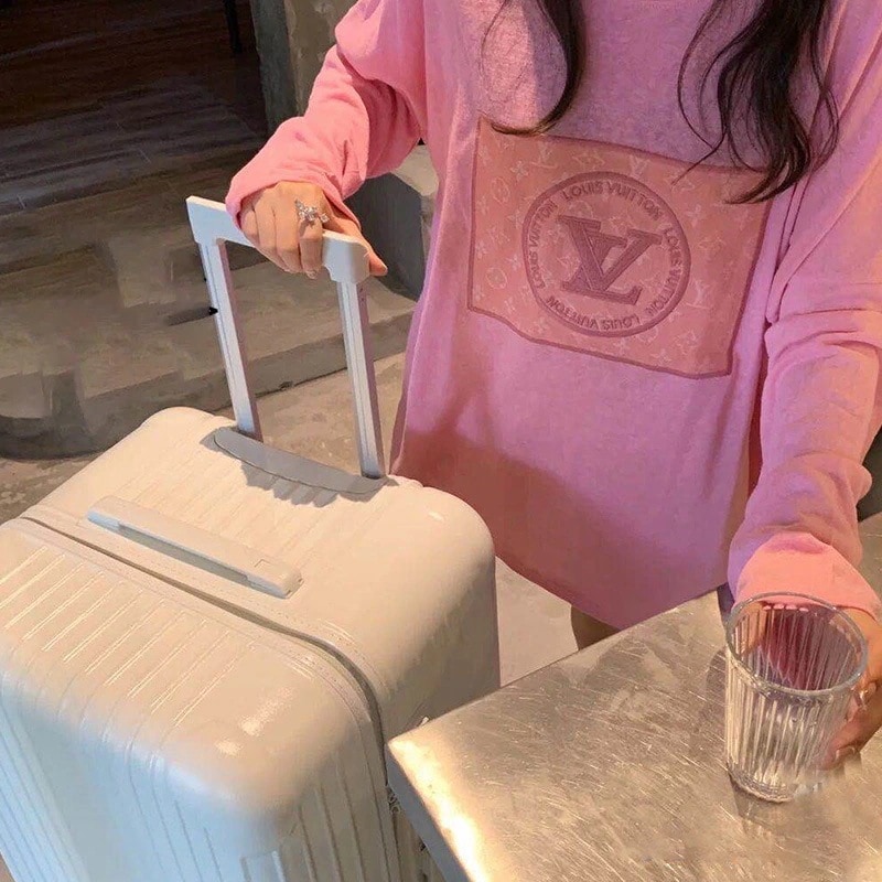 2024 スーツケース 超大容量 荷物 ユニバーサル ホイールネット レッド 女性 スーツケース 厚め キャリーケース キャリーバッグ