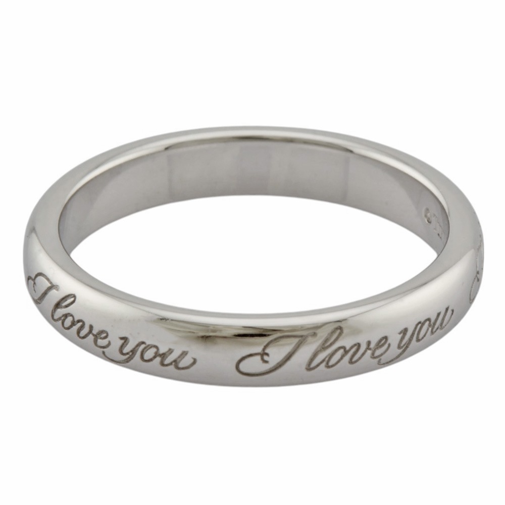 ティファニー ノーツ アイラブユー リング 指輪 7.5号 Pt950プラチナ TIFFANY&Co. 中古 美品 ティファニー ノーツ アイラブユー リング 指輪 7.5号 Pt950プラチナ TIFFANY&Co. 中古 美品