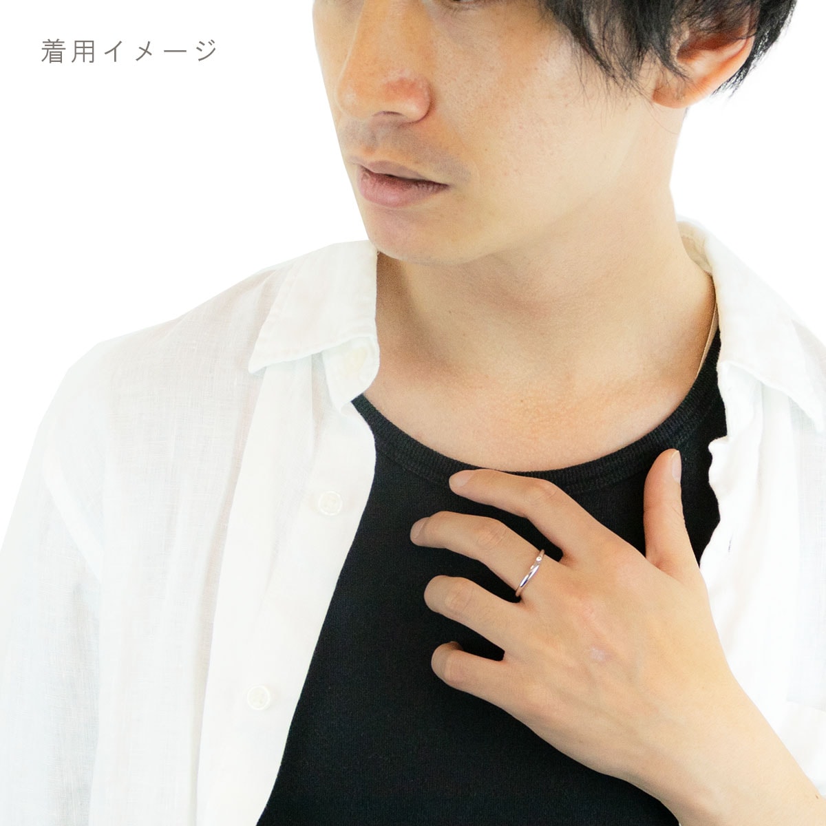 リング メンズ シルバー925 ブルーダイヤ 銀製品 細め V曲線 リング メンズ シルバー925 ブルーダイヤ 銀製品 細め V曲線