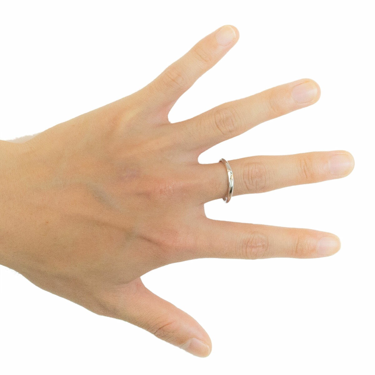 リング メンズ シルバー925 ブルーダイヤ 銀製品 細め V曲線 リング メンズ シルバー925 ブルーダイヤ 銀製品 細め V曲線