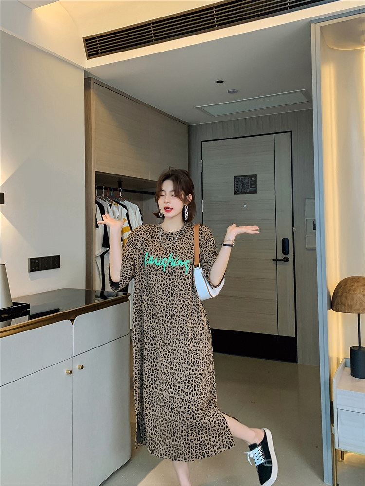 ワンピース ロング ロング丈 9分丈 アンクル丈 袖あり 5分袖 五分袖 Vネック Uネック 襟なし