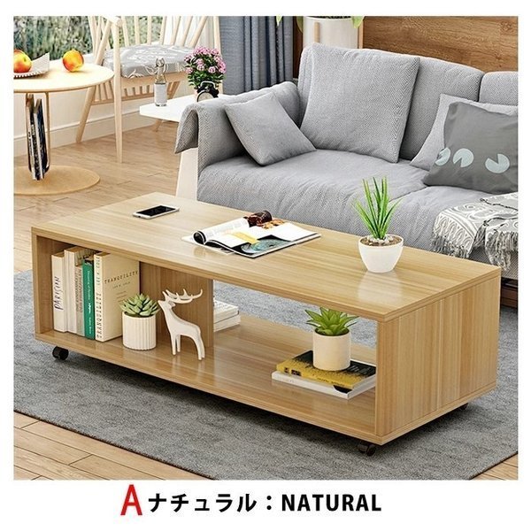 コストパフォーマンスローテーブル 白 キャスター付き テーブル センターテーブル 収納付き おしゃれ 収納 棚 リビング ご飯 机 2人用 キャスター かわいい YYRB1178