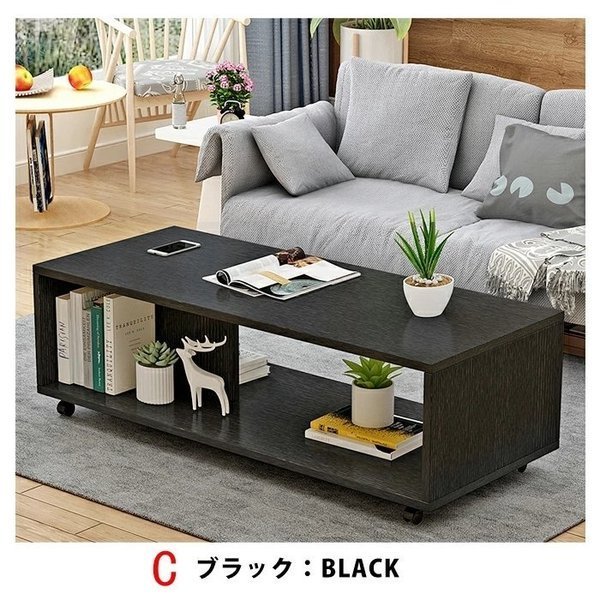 コストパフォーマンスローテーブル 白 キャスター付き テーブル センターテーブル 収納付き おしゃれ 収納 棚 リビング ご飯 机 2人用 キャスター かわいい YYRB1178