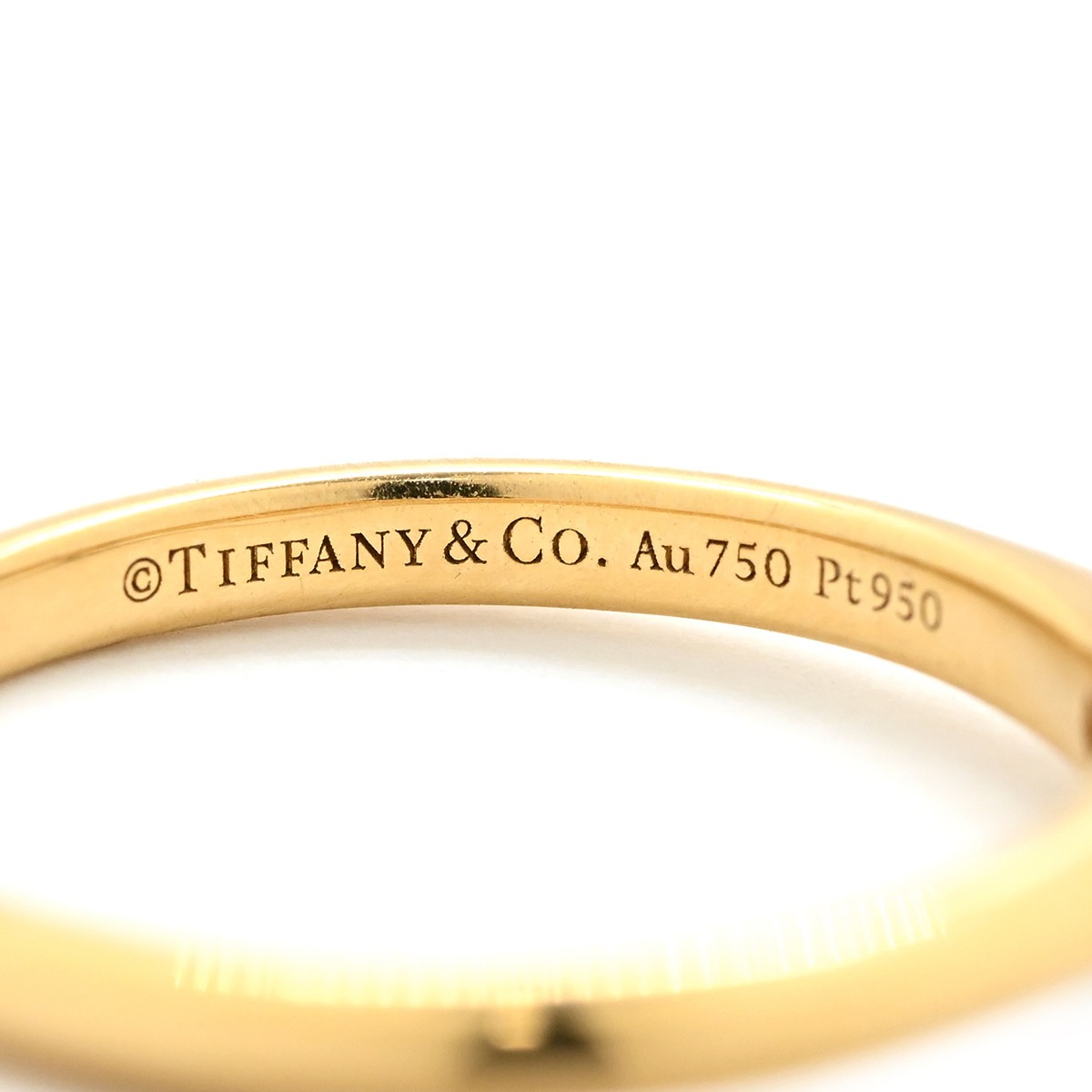 ティファニー Tiffany & Co リング 指輪 ハーモニー ダイヤリング K18YG Pt950 ダイヤモンド プラチナシルバー T&Co. 一粒 1P K18YG×Pt950 コンビ 8号 【 ティファニー Tiffany & Co リング 指輪 ハーモニー ダイヤリング K18YG Pt950 ダイヤモンド プラチナシルバー T&Co. 一粒 1P K18YG×Pt950 コンビ 8号 【