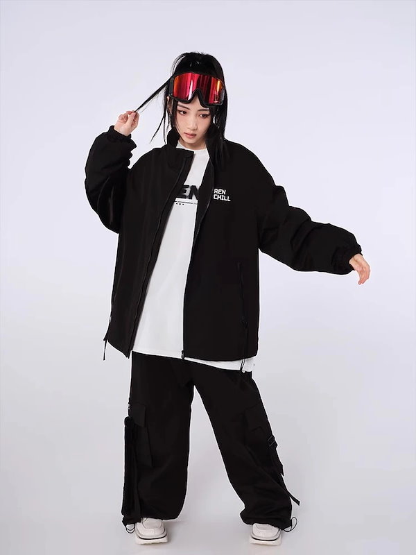 Qoo10] スノーボードウェア 上下セット レディー