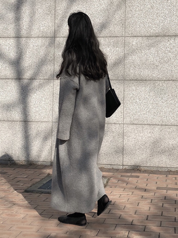 アウター コート 上着 ロング丈 袖あり 長袖 フリーサイズ グレー ブラック 上品 個性的 お洒落 主役級 存在感 無地 春 秋 冬 10代 20代 大人 超ロング丈 レディース 韓国 縦長ライン アウター コート 上着 ロング丈 袖あり 長袖 フリーサイズ グレー ブラック 上品 個性的 お洒落 主役級 存在感 無地 春 秋 冬 10代 20代 大人 超ロング丈 レディース 韓国 縦長ライン