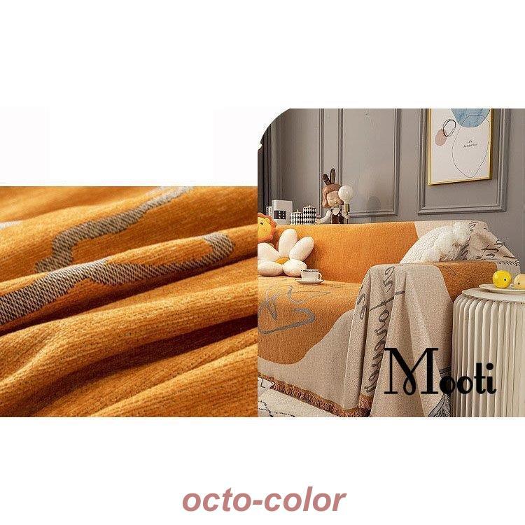 【全店任意2枚購入で100円OFF】マルチカバー おしゃれ 両面使用可能 フリンジ裾 ソファーカバー 1234人掛け こたつカバー ベッドカバー テーブルクロス ひざ掛け チェアカバー 毛布 多機能