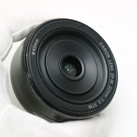 美品 キャノン EF-M22mm F2 STM 単焦点レンズ EF-Mマウント 即日