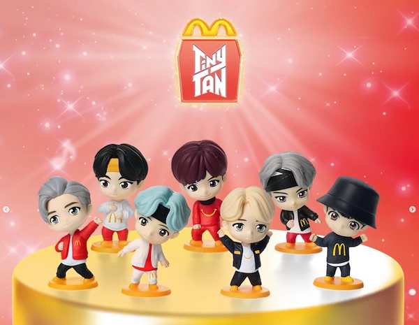 NYC現地購入BTS マクドナルド ハッピーセット フィギュア 7体コンプリート Qoo10] 【公式正規品】BTS × マクドナルド
