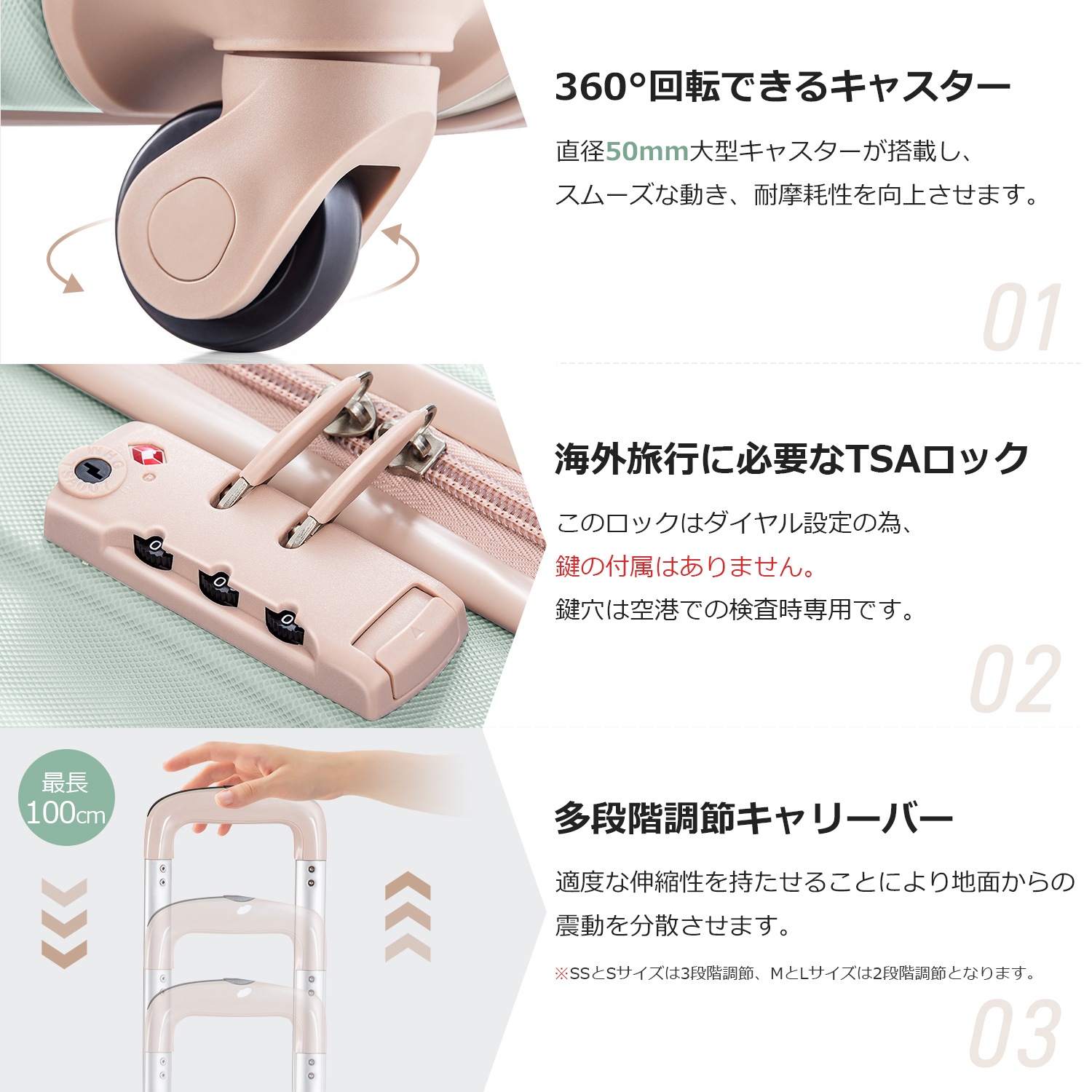 【国内即発送】155 Mサイズ スーツケース キャリーバッグ キャリーケース 超軽量 TSAロック搭載 4日-7日 中型 【国内即発送】155 Mサイズ スーツケース キャリーバッグ キャリーケース 超軽量 TSAロック搭載 4日-7日 中型