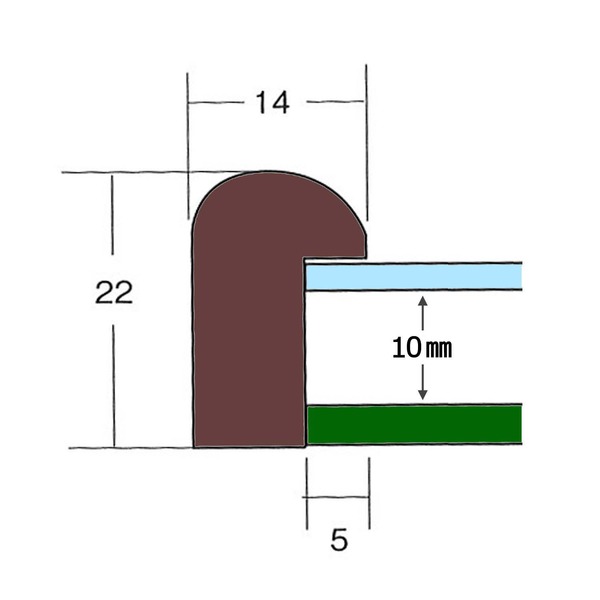 ( 木製額 ) デッサン額 四ツ切サイズ 424×348mm ブラウン 温かみのある木製 フレーム 額縁 ( 木製額 ) デッサン額 四ツ切サイズ 424×348mm ブラウン 温かみのある木製 フレーム 額縁