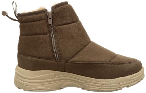 [モズ] 防水 防寒 ダウンブーツ 裏起毛 スノーブーツ 軽量 レディース 93322056 トープ