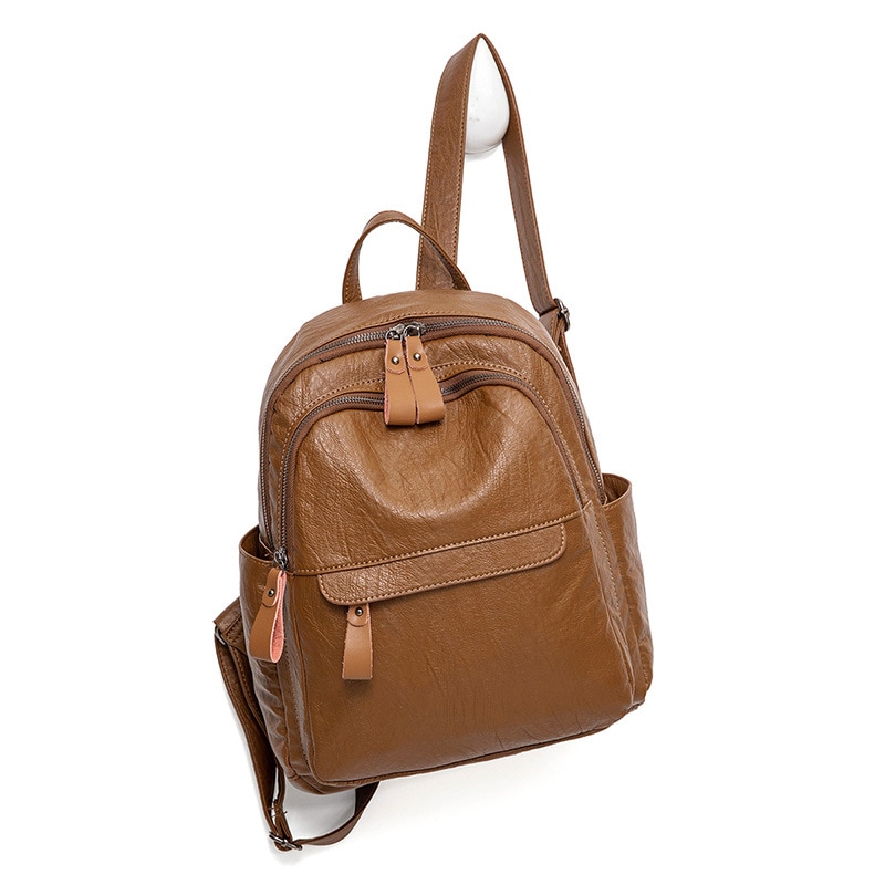 リュック レディース リュックサック マザーズリュック バッグパック 大容量 多収納 コンパクト フェイクレザー ブラウン ブラック 旅行 普段使い 定番 おでかけ 通勤 通学 学生 ママ 男女兼用