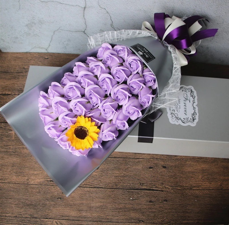 33バラ石鹸フラワーギフトボックスブーケバレンタインデー母の日妻と教師のアクティビティギフト 33バラ石鹸フラワーギフトボックスブーケバレンタインデー母の日妻と教師のアクティビティギフト