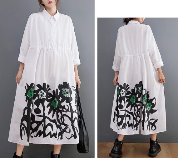 レディース ワンピース プルオーバー シャツワンピ ロング 長袖 襟付き ポロカラー フェミニン 大人可愛い カジュアル おしゃれ かっこいい レトロ ラフ ガーリー ルーズ 個性的 存在感 レディース ワンピース プルオーバー シャツワンピ ロング 長袖 襟付き ポロカラー フェミニン 大人可愛い カジュアル おしゃれ かっこいい レトロ ラフ ガーリー ルーズ 個性的 存在感