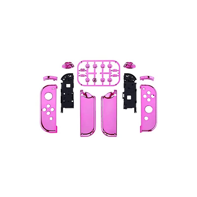 Switch用ジョイコンとOLEDモデル対応コントローラーハウジングケース【クロームピンク】 Switch用ジョイコンとOLEDモデル対応コントローラーハウジングケース【クロームピンク】