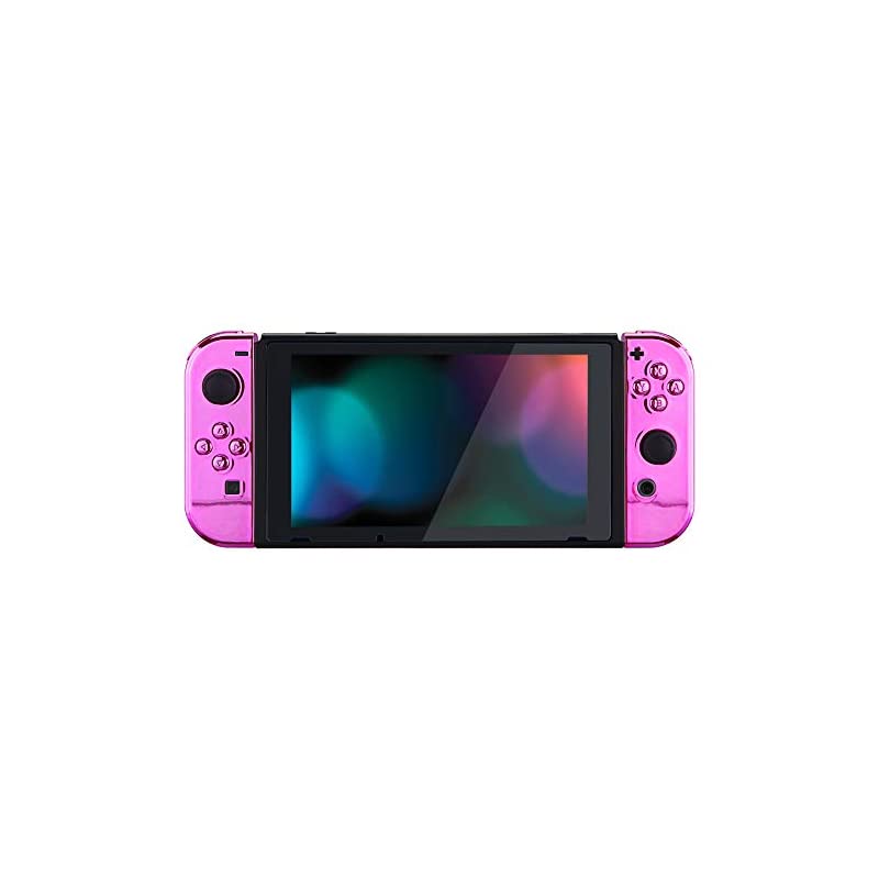 Switch用ジョイコンとOLEDモデル対応コントローラーハウジングケース【クロームピンク】 Switch用ジョイコンとOLEDモデル対応コントローラーハウジングケース【クロームピンク】