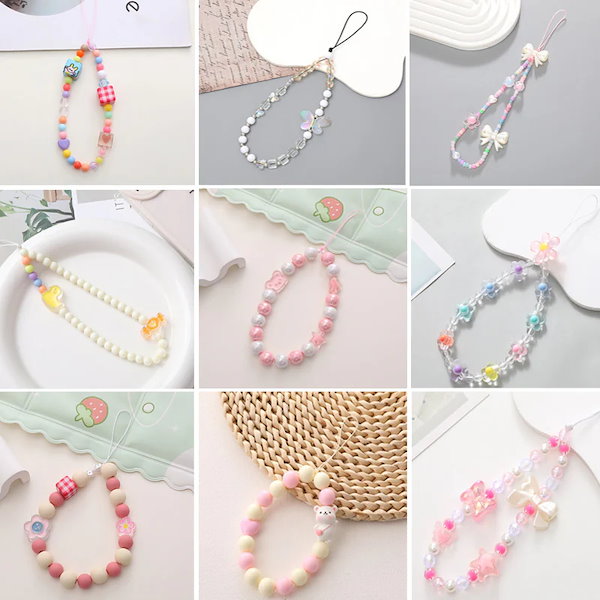 Qoo10] スマートフォン ストラップ かわいい ス