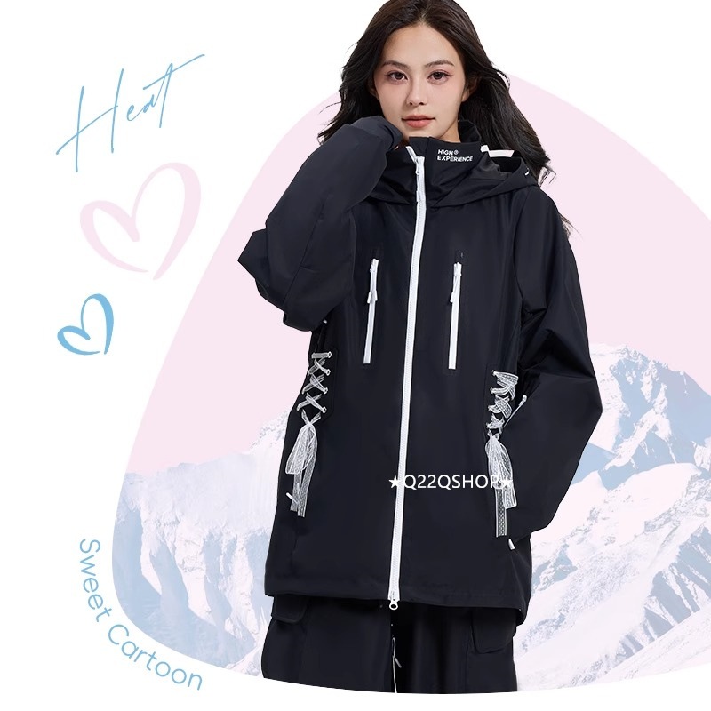 スノボウェア 2024 2025 上下セット メンズ レディース アウター ジャケット パンツ ズボン ヒョウ柄 ウィンタースポーツ スノーボードウェア スキーウェア スノーウェア 防水防寒 韓国風