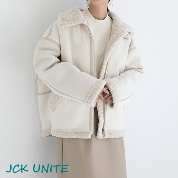 フライトジャケット レディース ボア コート フェイクムートン 裏起毛 カジュアル アウター ジャケット 秋冬 裏ボア スウェード スエード トレンド