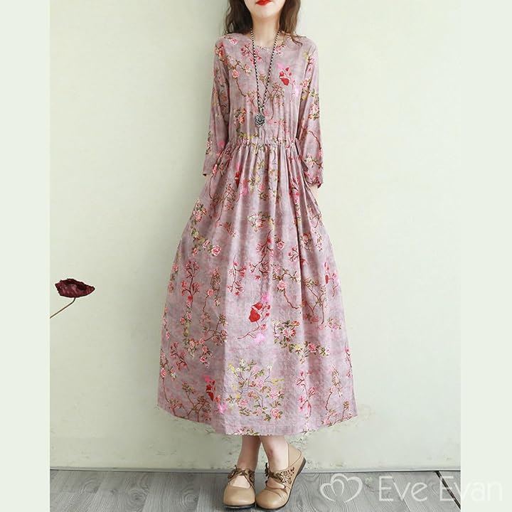 上品 レトロ ワンピース ロング 丈 素敵 エレガント 着痩せ 華奢見え 大人 ぽっちゃり カワイイ 大きいサイズ 都会的 やわらかい ポッチャリ キレイメ(スモークピンク, M) 上品 レトロ ワンピース ロング 丈 素敵 エレガント 着痩せ 華奢見え 大人 ぽっちゃり カワイイ 大きいサイズ 都会的 やわらかい ポッチャリ キレイメ(スモークピンク, M)