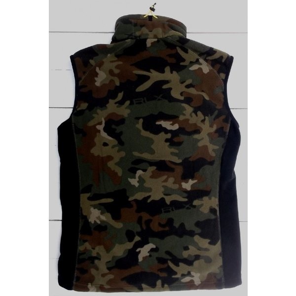 RLX フリースベスト 迷彩 カモフラージュ PR2-126 RLX フリースベスト 迷彩 カモフラージュ PR2-126