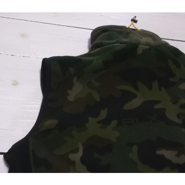 RLX フリースベスト 迷彩 カモフラージュ PR2-126 RLX フリースベスト 迷彩 カモフラージュ PR2-126