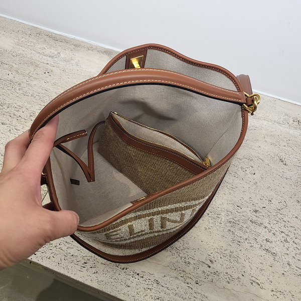 Celine bucket bag canvas hot sale