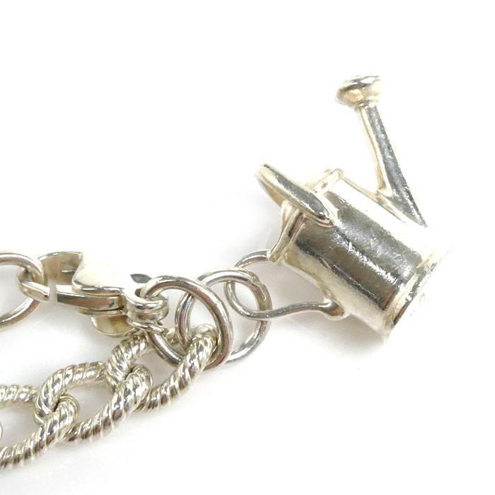 TIFFANY&Co. ティファニー シルバー925 じょうろモチーフ ブレスレット 30.4g 19cm レディース 中古