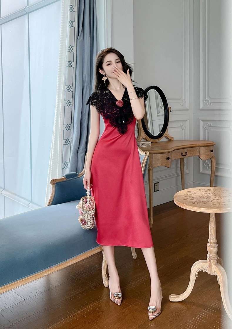 JY.上品 ワンピース フォーマル パーティードレス キャバドレス 着痩せ 大人 チャイナドレス 同窓会 披露宴 卒業式 結婚式 演奏会 ウェディング 成人式 礼装 157 二次会 発表会