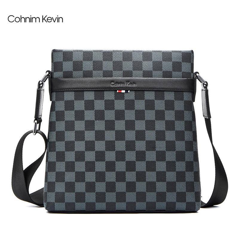 CohnimKevinメンズレザーショルダーメッセンジャーバッグ大容量ブリーフケース CohnimKevinメンズレザーショルダーメッセンジャーバッグ大容量ブリーフケース